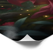 美しい1月ガーネット妖精 ポスター (コーナー)