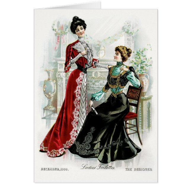 美しい1900年代のヴィンテージデザイナー女性 (正面)