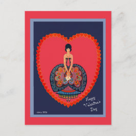 美しい1920のバレンタインヴィンテージデザインコピー ポストカード