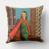 美しい1940年代のアップタウンガール クッション (裏面)