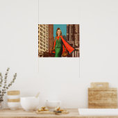 美しい1940年代のアップタウンガール ポスター (キッチン)