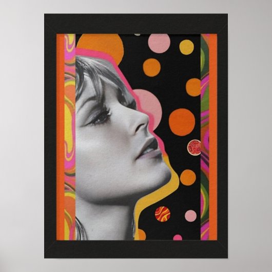 美しい1960年代のポインスパイアスター ポスター (正面)