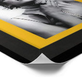 美しい1960年代インスパイアのポスター…アイコニックEDIE ポスター (角)