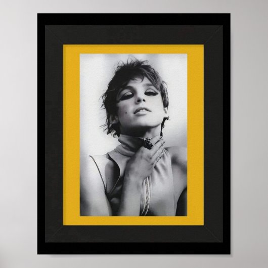 美しい1960年代インスパイアのポスター…アイコニックEDIE ポスター (正面)