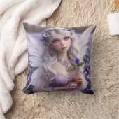 美しい2月の妖精のバイオリン クッション (ブランケット)