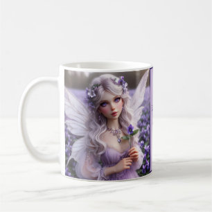 美しい2月の妖精のバイオリン コーヒーマグカップ