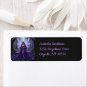 美しい2月アメジスト妖精 ラベル (インサイチュ)