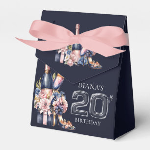 美しい20誕生日 パーソナライズされた フェイバーボックス