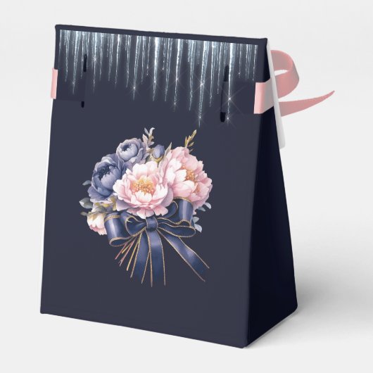 美しい20誕生日 パーソナライズされた フェイバーボックス (裏面サイド)