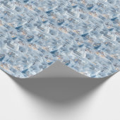 美しい3Dフェスティバルクリスマスヴィレッジ ラッピングペーパー (角)