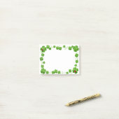 美しい4枚葉クローバー&ラディバグポストイット ポストイット (デスク上)