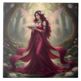 美しい7月ルビーフェアリー タイル