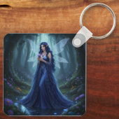 美しい9月のサファイアフェアリー キーホルダー (裏面)