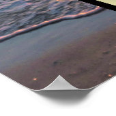 美しい90番目の誕生日パーソナライズされた写真 ポスター (角)