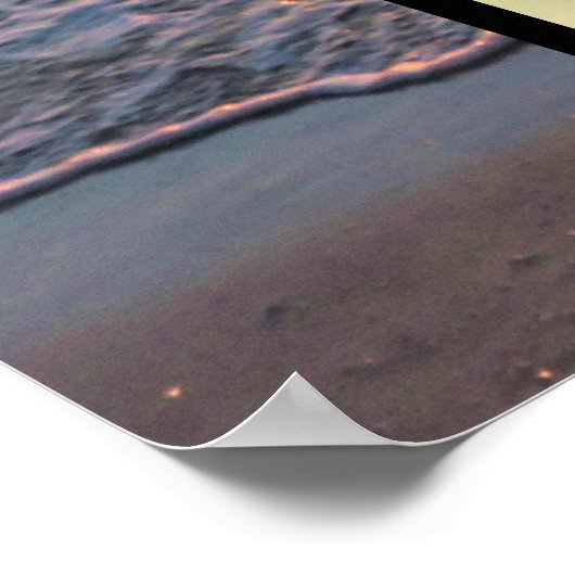 美しい90番目の誕生日パーソナライズされた写真 ポスター (角)