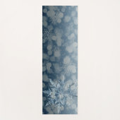 美しい&アイスユニーククリスタルブルー禅瞑想 ヨガマット (正面)