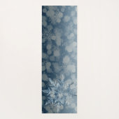 美しい&アイスユニーククリスタルブルー禅瞑想 ヨガマット (裏面)