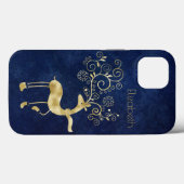 美しい、アメージングの、青いクリスマストナカイ Case-Mate iPhoneケース (裏面 (横))