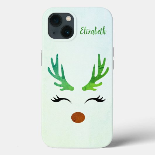 美しい、アメージング、クリスマストナカイのケースメイト Case-Mate iPhoneケース (裏面)