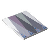 美しい アメージング チェブロン デザイン アート プリント ノートパッド (アングル)