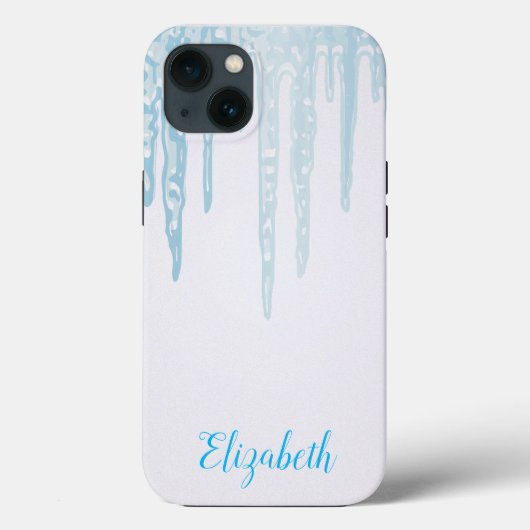 美しい、アメージング、青いクリスマスケースメイト Case-Mate iPhoneケース (裏面)