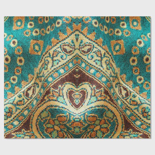 美しい,アラブ,アラビア語,アラビア語,アラビア風の織物 ラッピングペーパー (フラット)