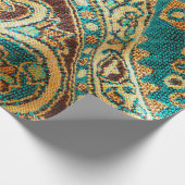 美しい,アラブ,アラビア語,アラビア語,アラビア風の織物 ラッピングペーパー (角)