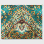 美しい，アラブ，アラビア語，アラビア語，アラビア風の織物 ラッピングペーパー (フラット)