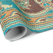 美しい，アラブ，アラビア語，アラビア語，アラビア風の織物 ラッピングペーパー (ロールコーナー)