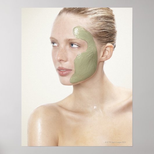 美しい，ウェット，スパ，ヘアアップ，ブロンド，青い目 ポスター (正面)