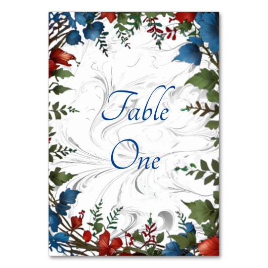 美しい、エレガントで遊び心のあるウェディングテーマの装飾 テーブルナンバー (正面)