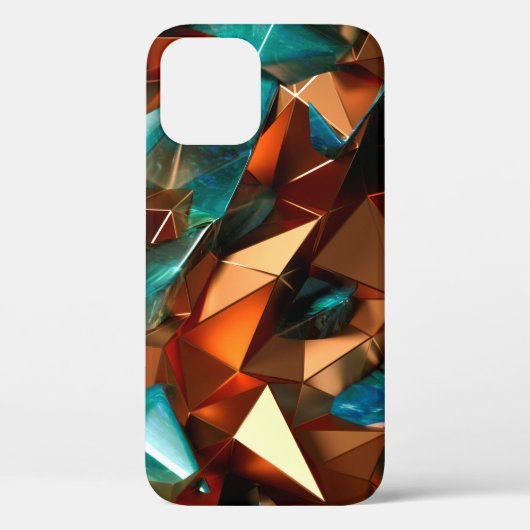 美しい、エレガント抽象芸術の背景(金属) Case-Mate iPhoneケース (裏面)