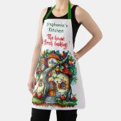 美しい エレガント ファンタジー りんご 果物 家 エプロン (インサイチュ)