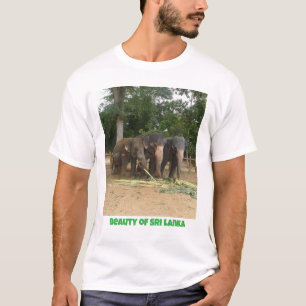 美しい・オブ・スリランカゾウTシャツ Tシャツ