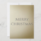 美しい、カッコいい輝く、銀色の星 招待状 (裏面)