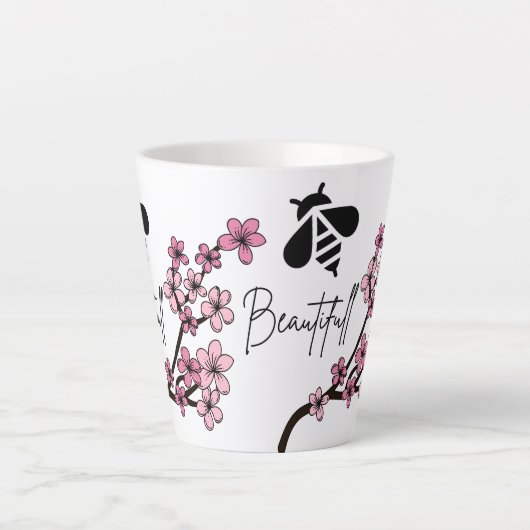 美しい カフェラテマグ (正面)