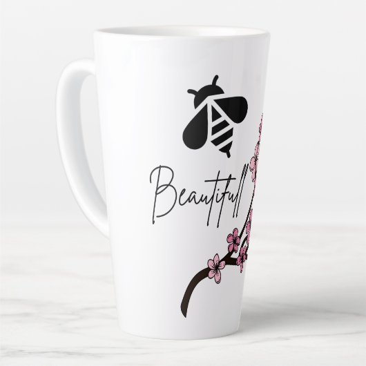 美しい カフェラテマグ (左アングル)