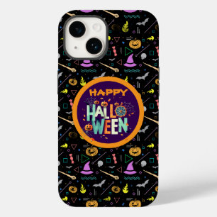 美しい カラフルで怖い ハロウィンパターン Case-Mate iPhone 14ケース