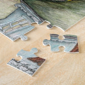 美しい,カラフル,ファンタジー回転木馬 ジグソーパズル (側面)