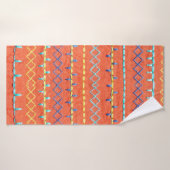 美しい、カラフル、刺しゅうされた、ヒッピースタイルパイ バスタオル (バスタオル)