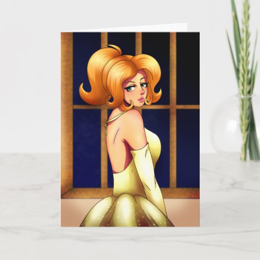 美しい カード (正面)