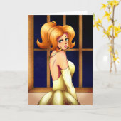 美しい カード (黄色い花)