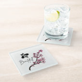 美しい ガラスコースター (アングル)