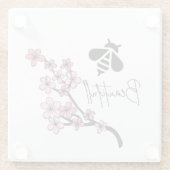 美しい ガラスコースター (裏面)