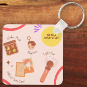 "美しい"キーチェーン キーホルダー (裏面)