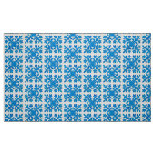 美しい&クラシック藍青と白のパターン ファブリック (ファットクウォーター)