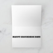 美しい/グラウンドホグ カード (内部)