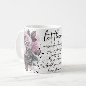 美しい コーヒーマグカップ (正面左)