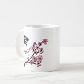 美しい コーヒーマグカップ (正面左)