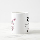 美しい コーヒーマグカップ (中央)